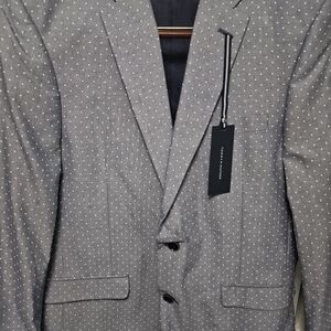 Tommy Hilfiger Gray Patterned Men's Blazer
